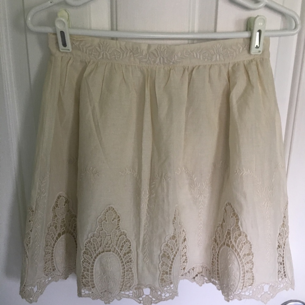 Young Threads cream skirt